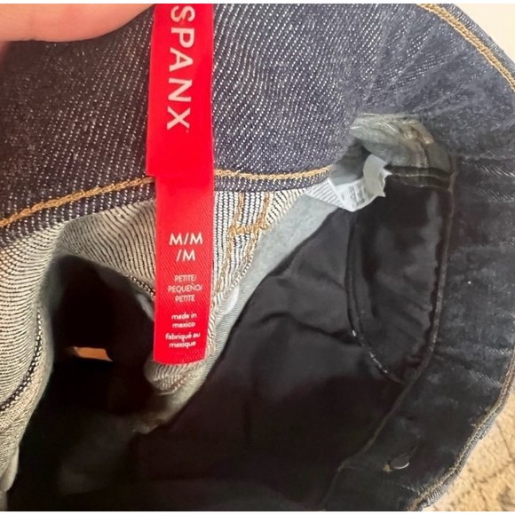Spanx Jeans Size M Blue Denim - Picture 5 of 5